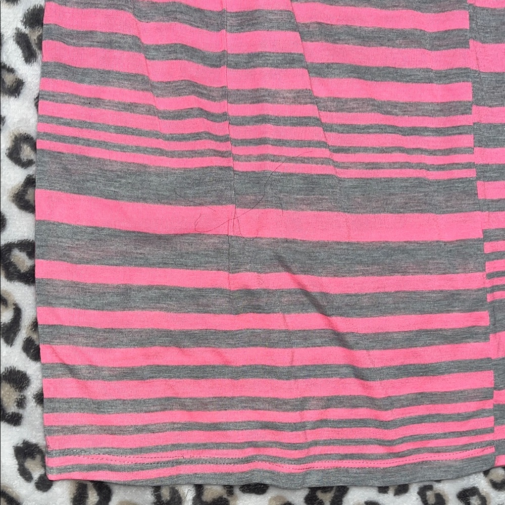 No Boundaries Pink and Gray Striped Maxi Dress - Picture 8 of 9